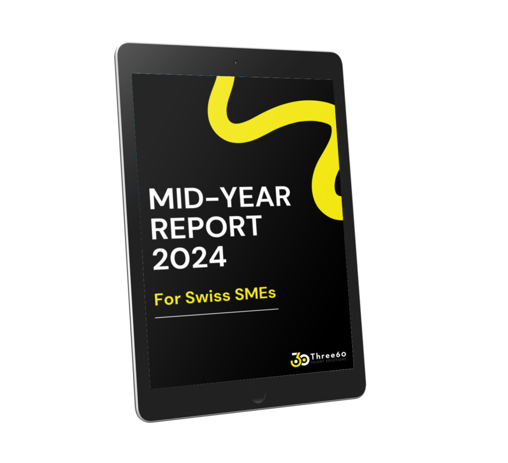 The cover for the eBook - Mid-Year Report For Swiss SMEs