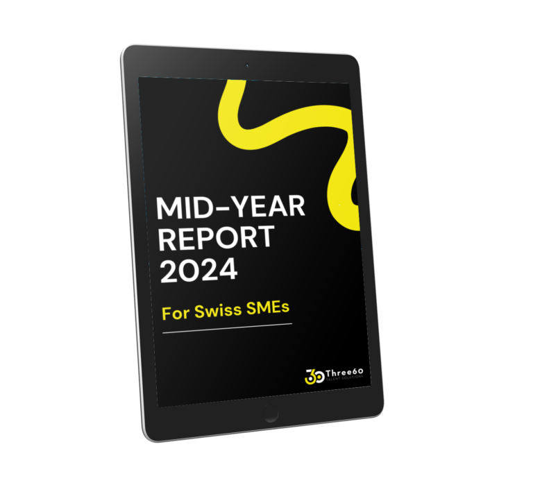 The cover for the eBook - Mid-Year Report For Swiss SMEs